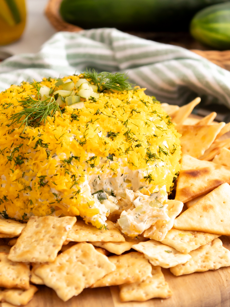 Dill Pickle Cheese Ball - Midwest Life and Style Blog