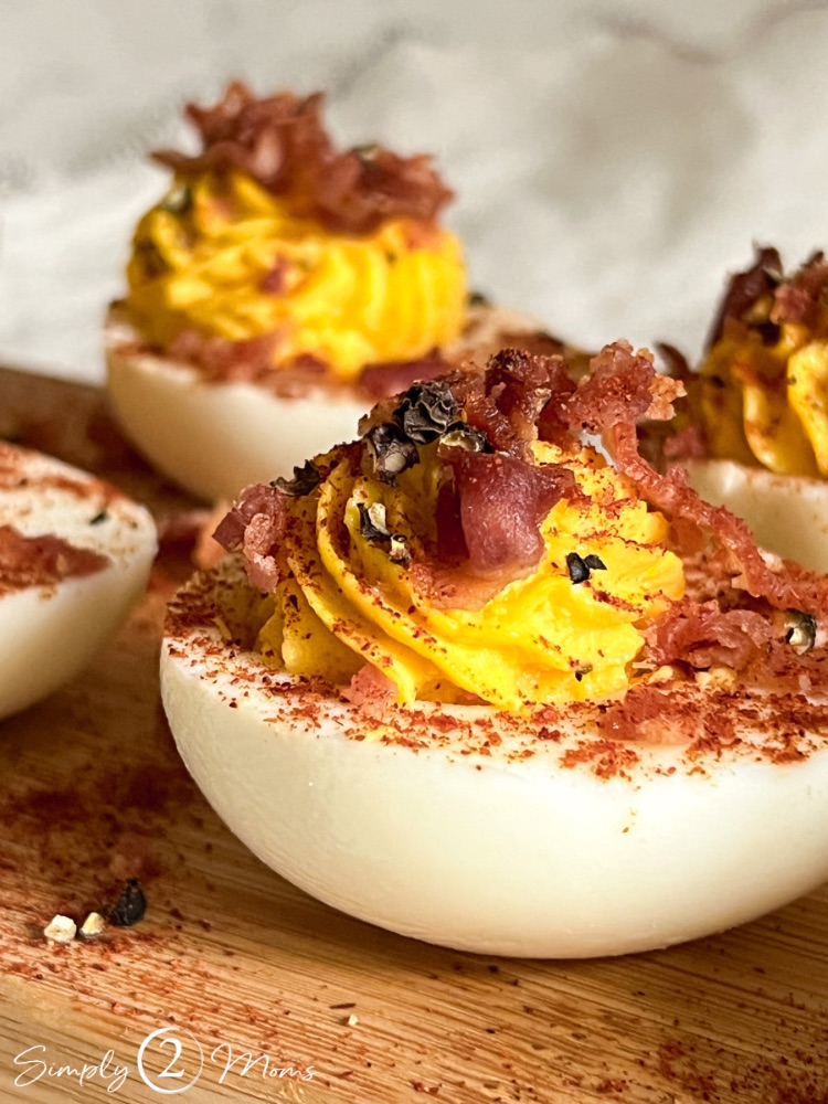 Southern Deviled Eggs from Simply 2 Moms - 6 Simple Potluck Recipes With A Southern Twist