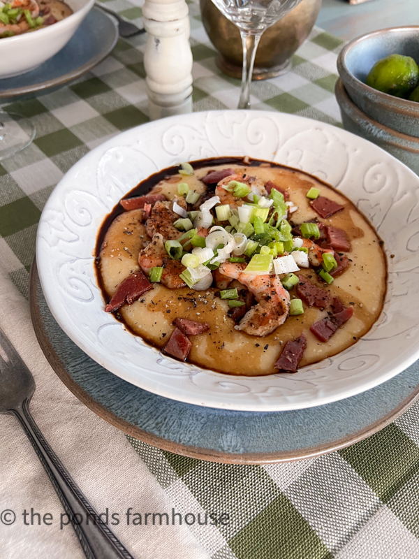 Southern Shrimp and Grits from The Ponds Farmhouse - 6 Simple Potluck Recipes With A Southern Twist