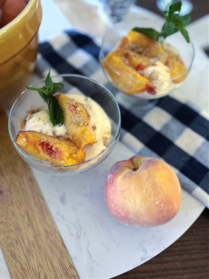 Air Fried Peach Dessert from The Tattered pew - Week In RewindVolume 66 - Midwest Life and Style Blog 