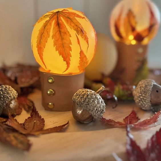 Glowing Fall Leaf Orb from South House Desings - The Week in Rewind Volumen 67