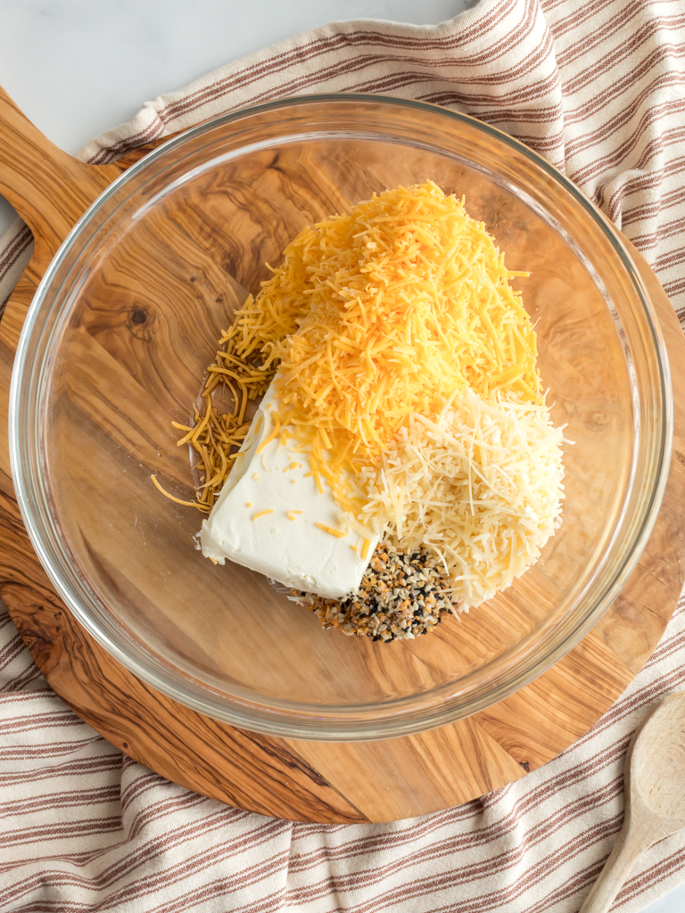 Ingredients for Pumpkin Shaped Cheese Ball - Midwest Life and Style Blog