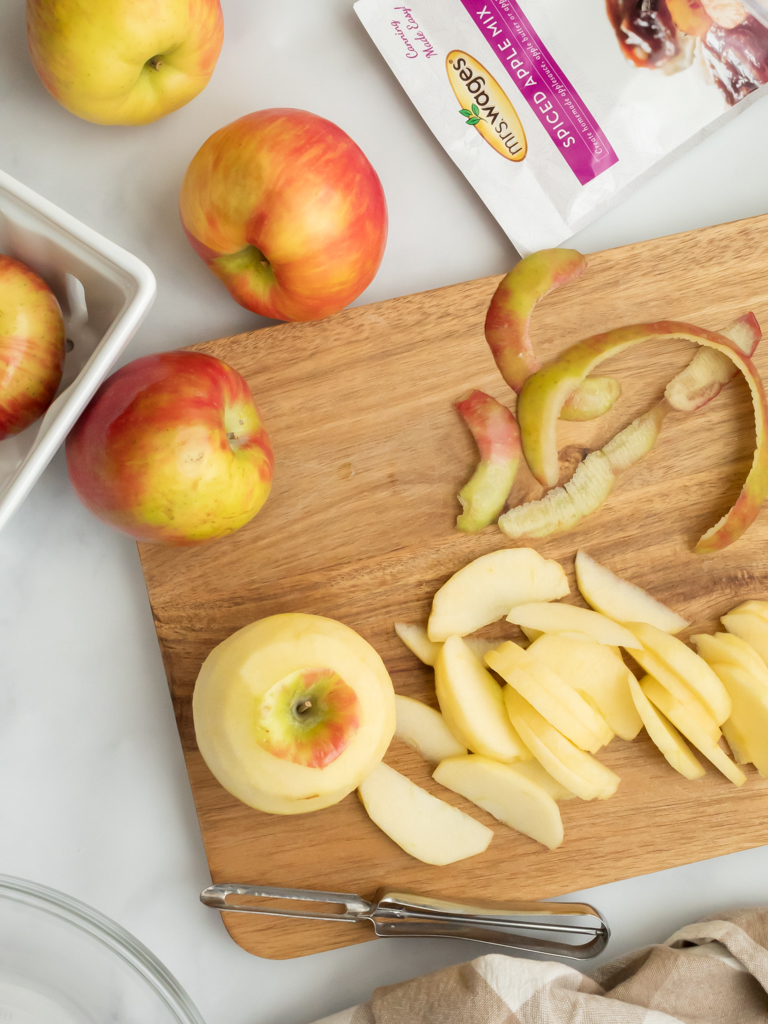 Peeled Apples for Apple Pies - Midwest Life and Style Blog