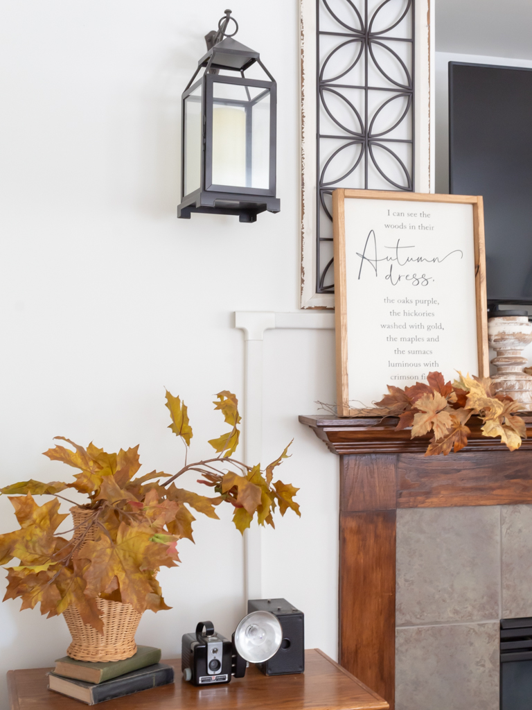 Rustic Fall Touches In The Bedroom And Living Room - Midwest Life and Style Blog