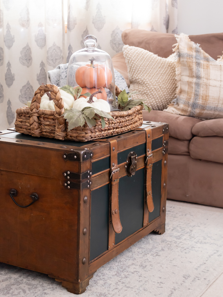 Rustic Fall Touches In The Bedroom And Living Room - Midwest Life and Style Blog