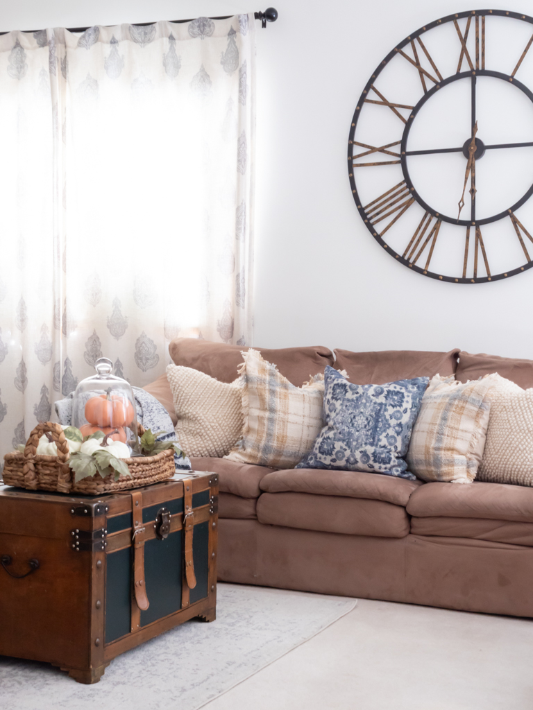 Rustic Fall Touches In The Bedroom And Living Room - Midwest Life and Style Blog