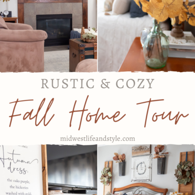 Rustic Fall Touches In The Bedroom And Living Room