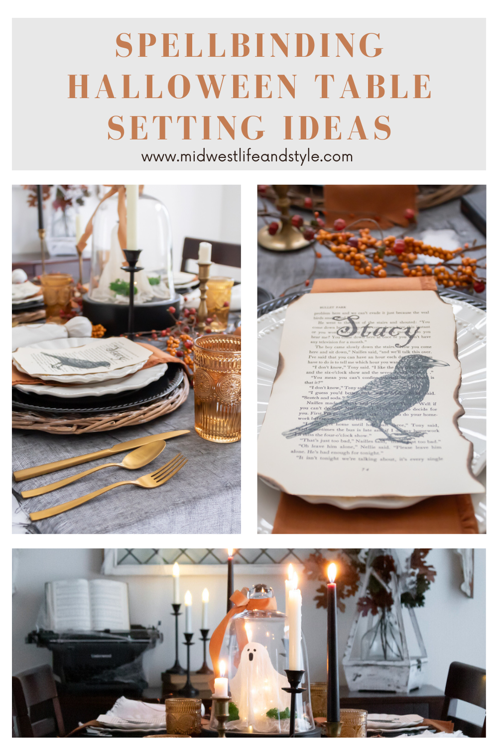 Spellbinding Halloween Table Setting Ideas