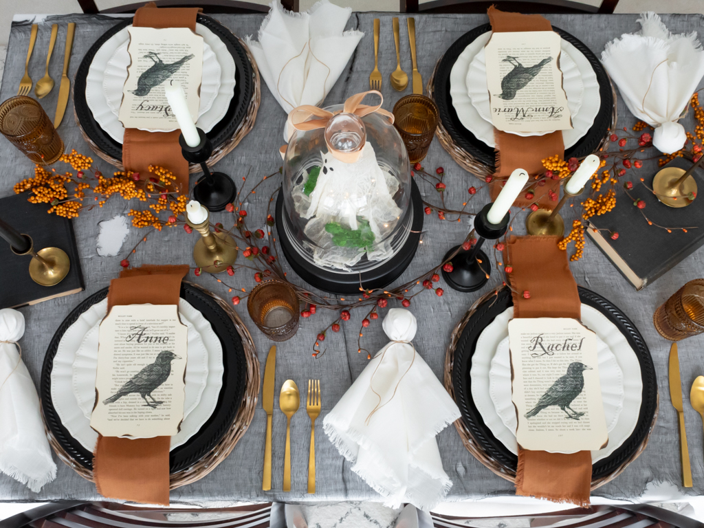 7 Simple Tips For Styling A Boo-tiful Halloween Tablescape - Midwest Life and Style Blog