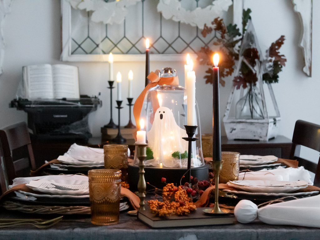 7 Simple Tips For Styling A Boo-tiful Halloween Tablescape - Midwest Life and Style Blog