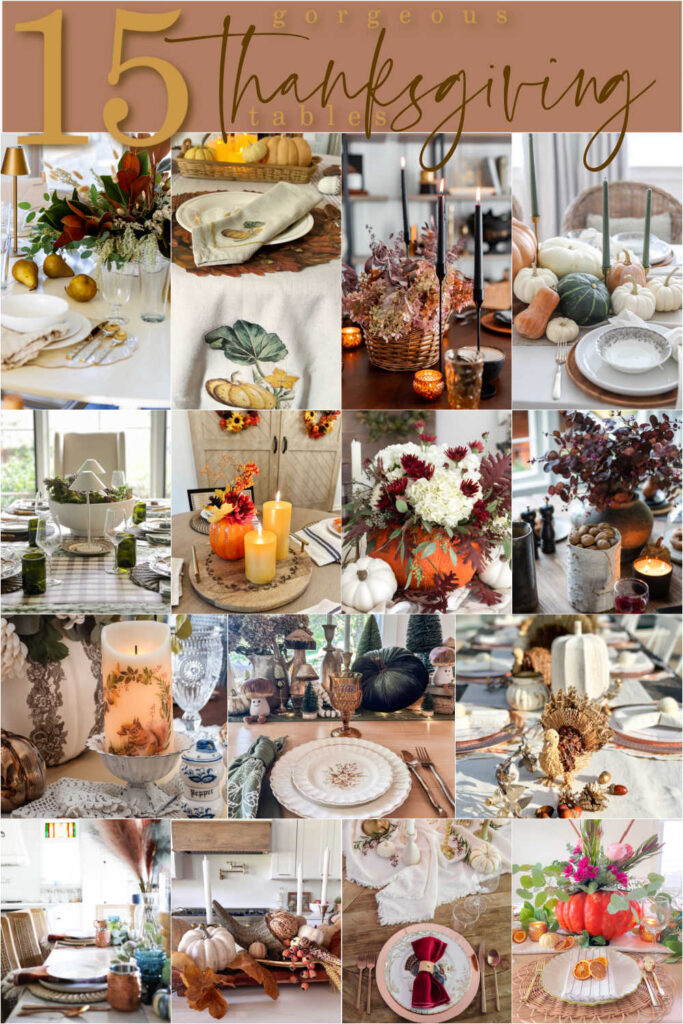 15 gorgeous Thanksgiving table ideas 