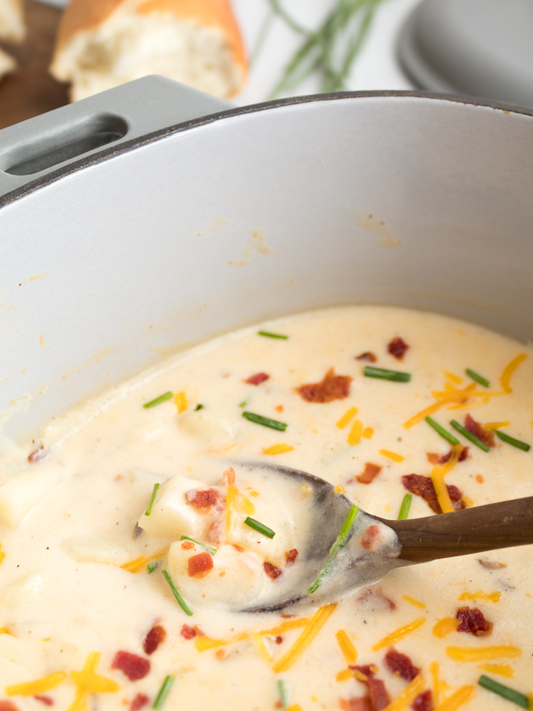 The Best Baked Potato Soup - Midwest Life and Style Blog