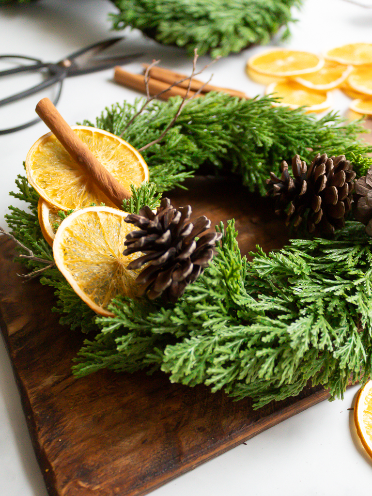 How To Make Festive Chair Wreaths For Christmas - Midwest Life and Style Blog