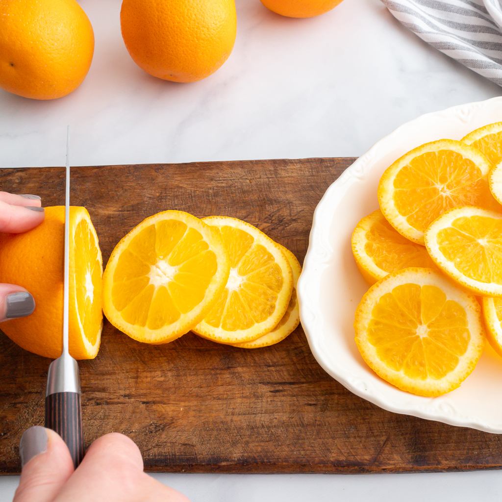 Slicing Orange To Dry