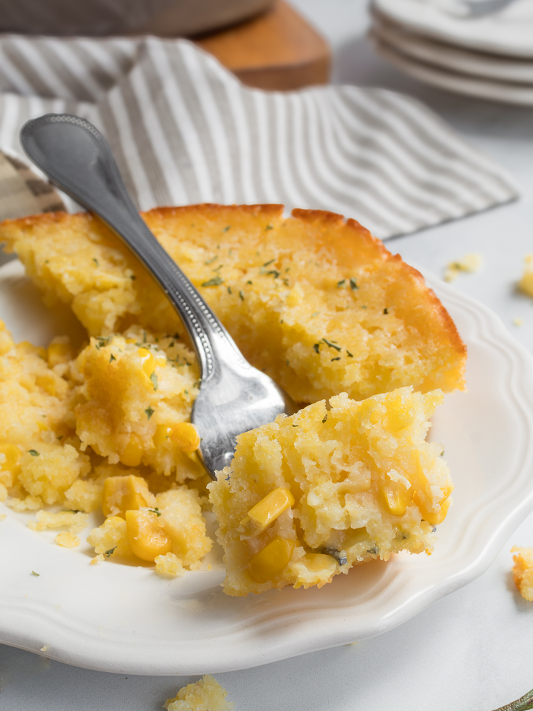 Baked Corn Pudding - Easy Thanksgiving Side Dishes