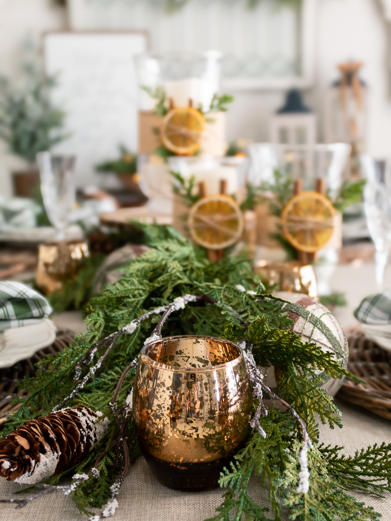 How To Style A Rustic Christmas Tablescape In 5 Simple Steps - Midwest Life and Style