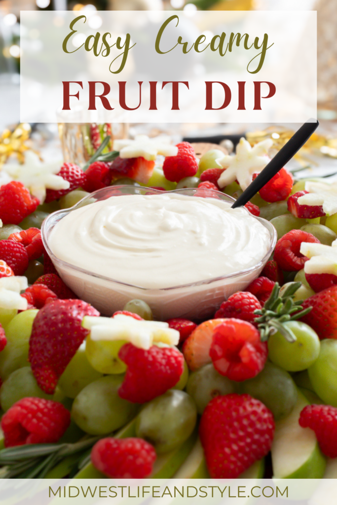 Irresistibly Good Creamy Fruit Dip