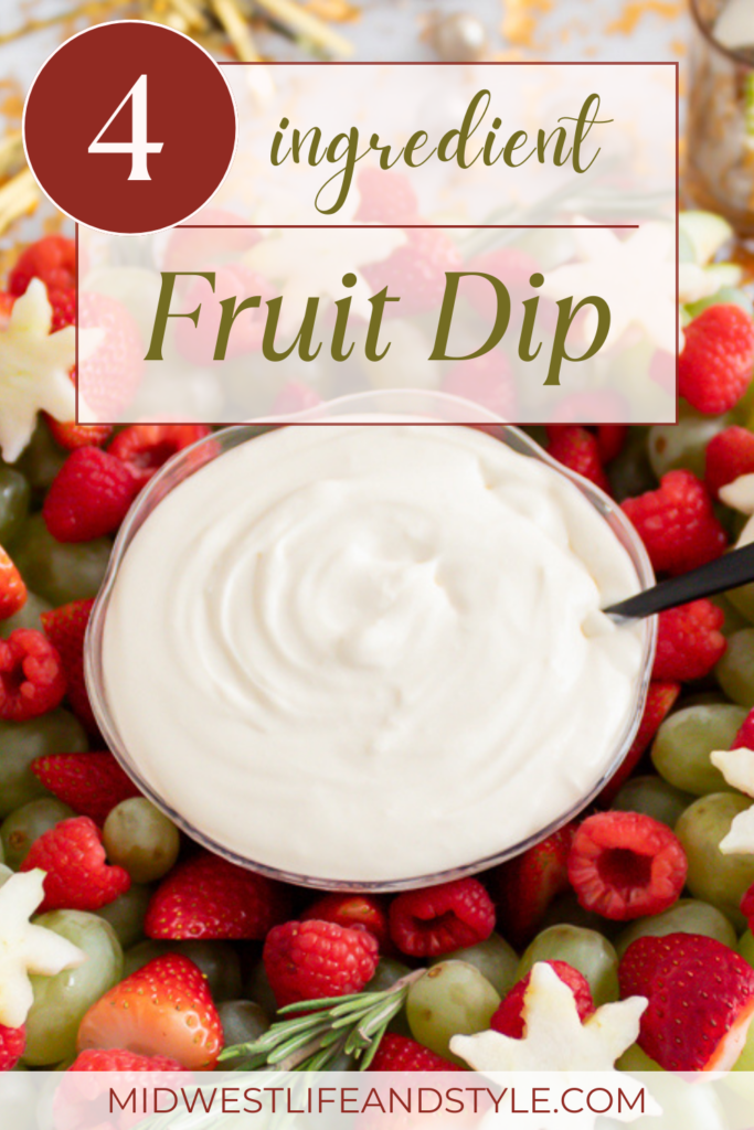 Irresistibly Good Creamy Fruit Dip