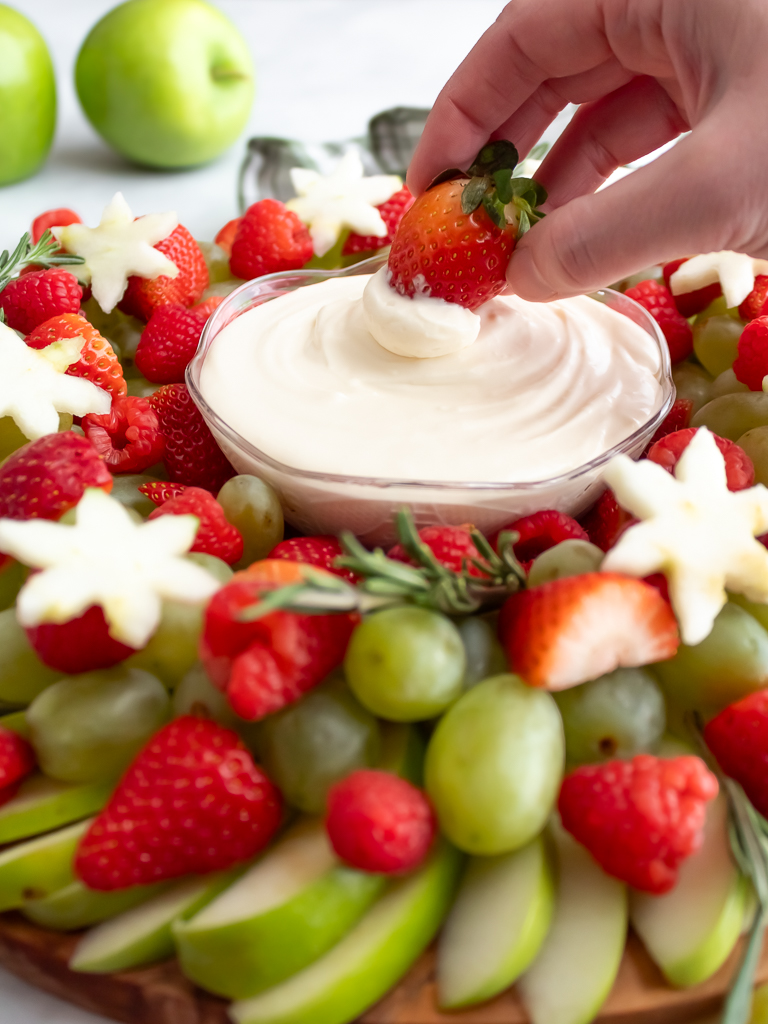 Irresistibly Good Creamy Fruit Dip