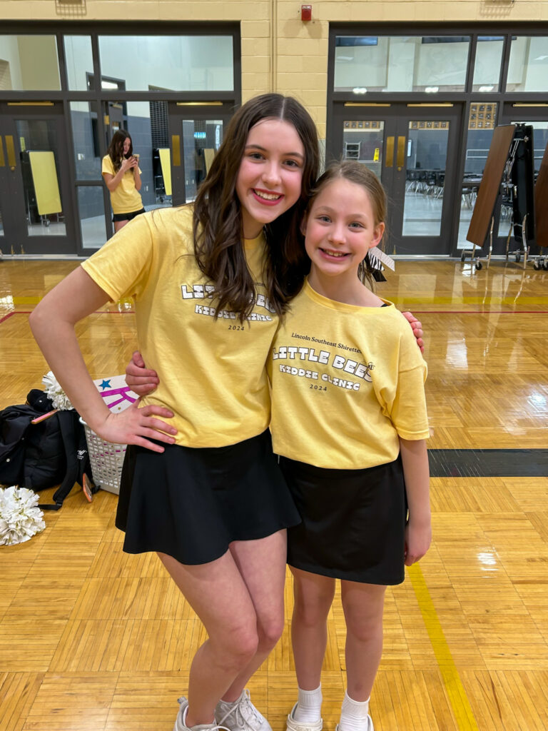 Harper and her Coach at Dance Camp 