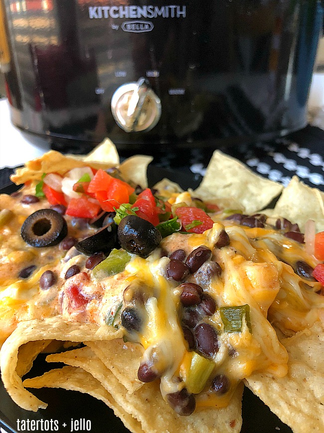 Crockpot 7-Layer Dip from Tatertots and Jello - Week in Rewind Volume 70 - Midwest Life and Style Blog