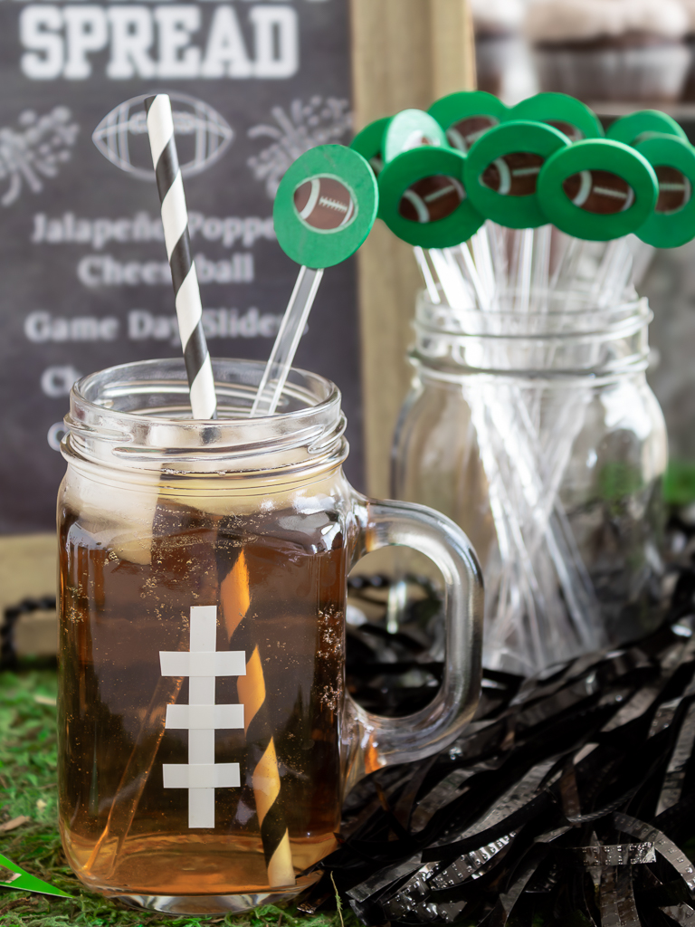 DIY Drink Stir Sticks for a Football Tailgate or Super Bowl Watch Party