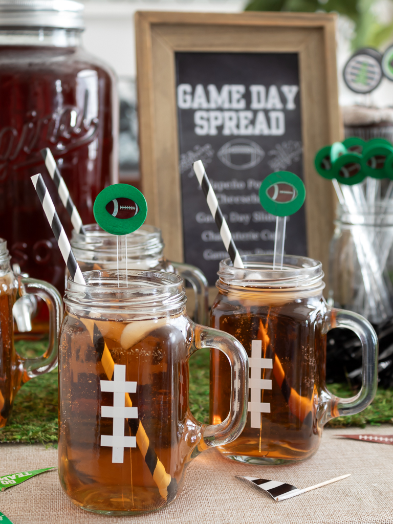 DIY Drink Stir Sticks for a Football Tailgate or Super Bowl Watch Party