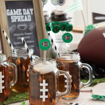 How to Make Football Drink Stir Sticks for The Super Bowl