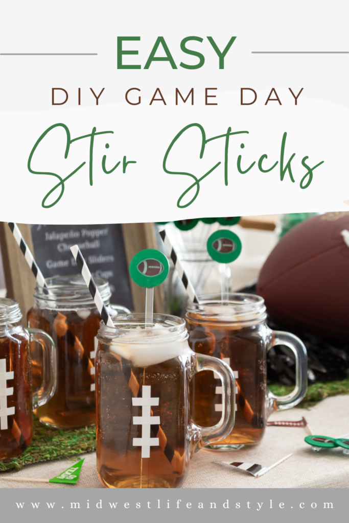 How to Make Drink Stir Sticks for a Football Watch Party