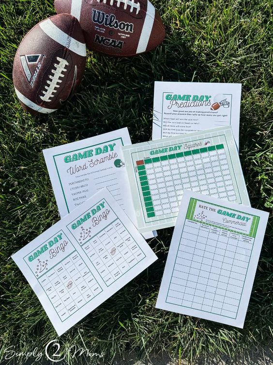 Super Bowl Printable Games from Simply 2 Moms - Week in Rewind Volume 70 - Midwest Life and Style Blog