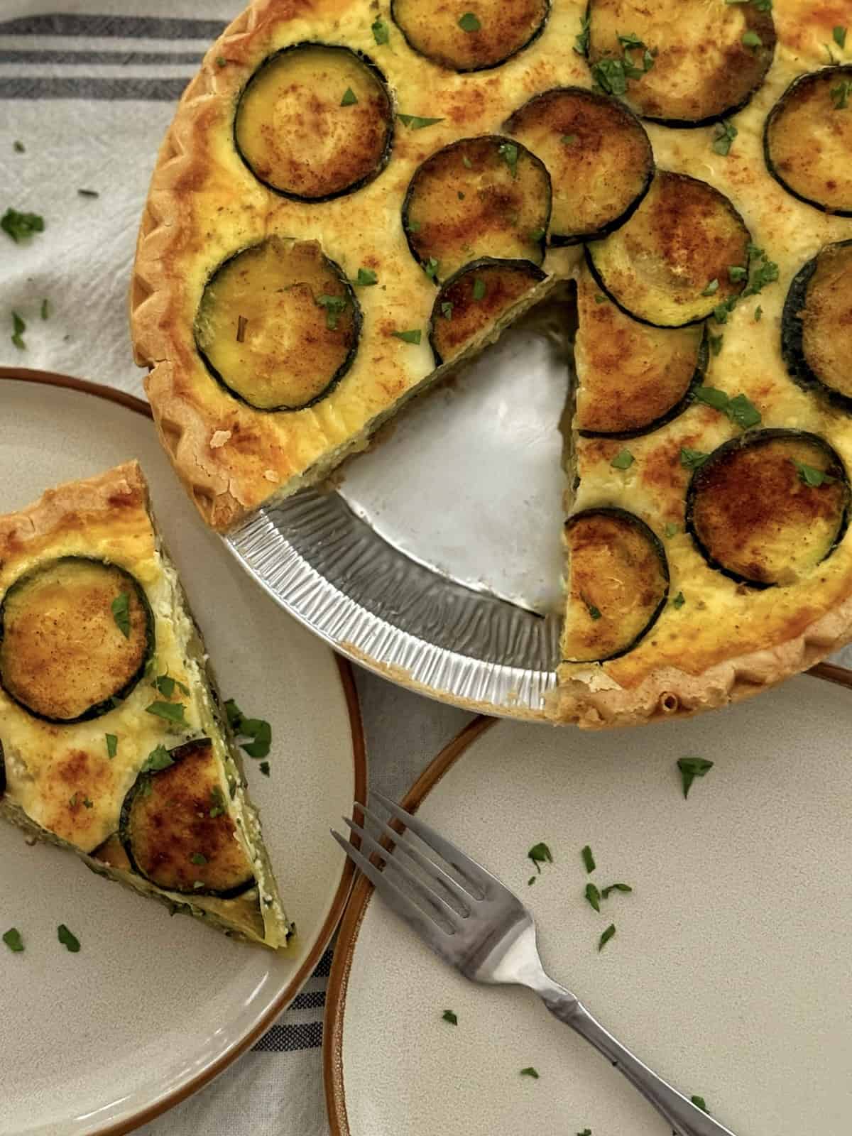 Zucchini Quiche from Bricks 'n Blooms - Galentine's Day Brunch Recipes