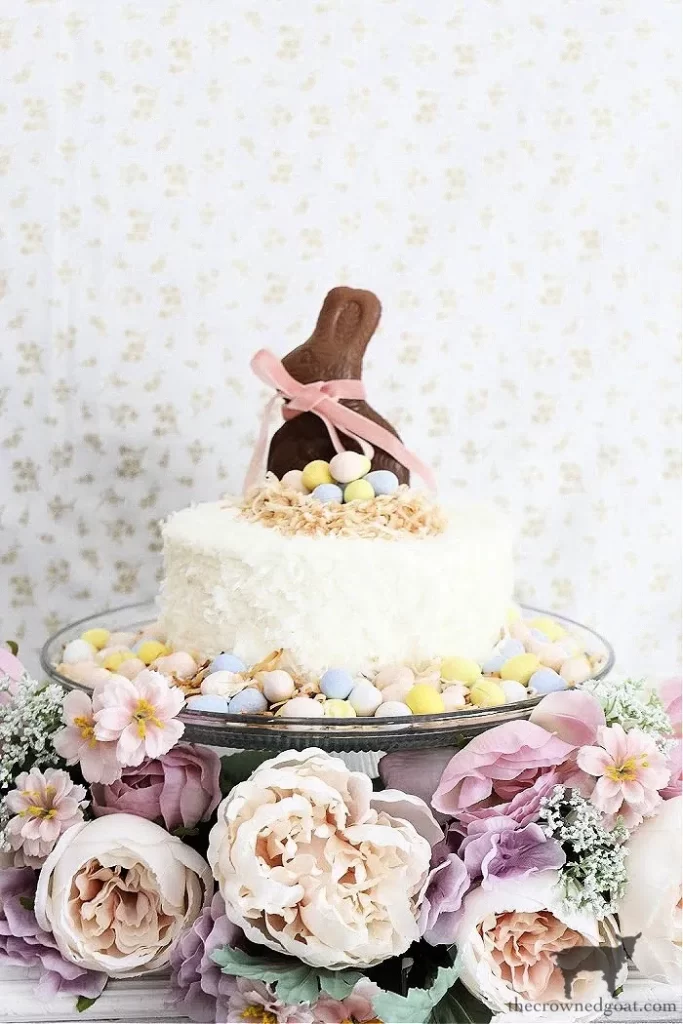 Store-bought cake decorated for easter from The Crowned Goat Blog - Week in Rewind Volume 76 - Midwest Life and Style Blog