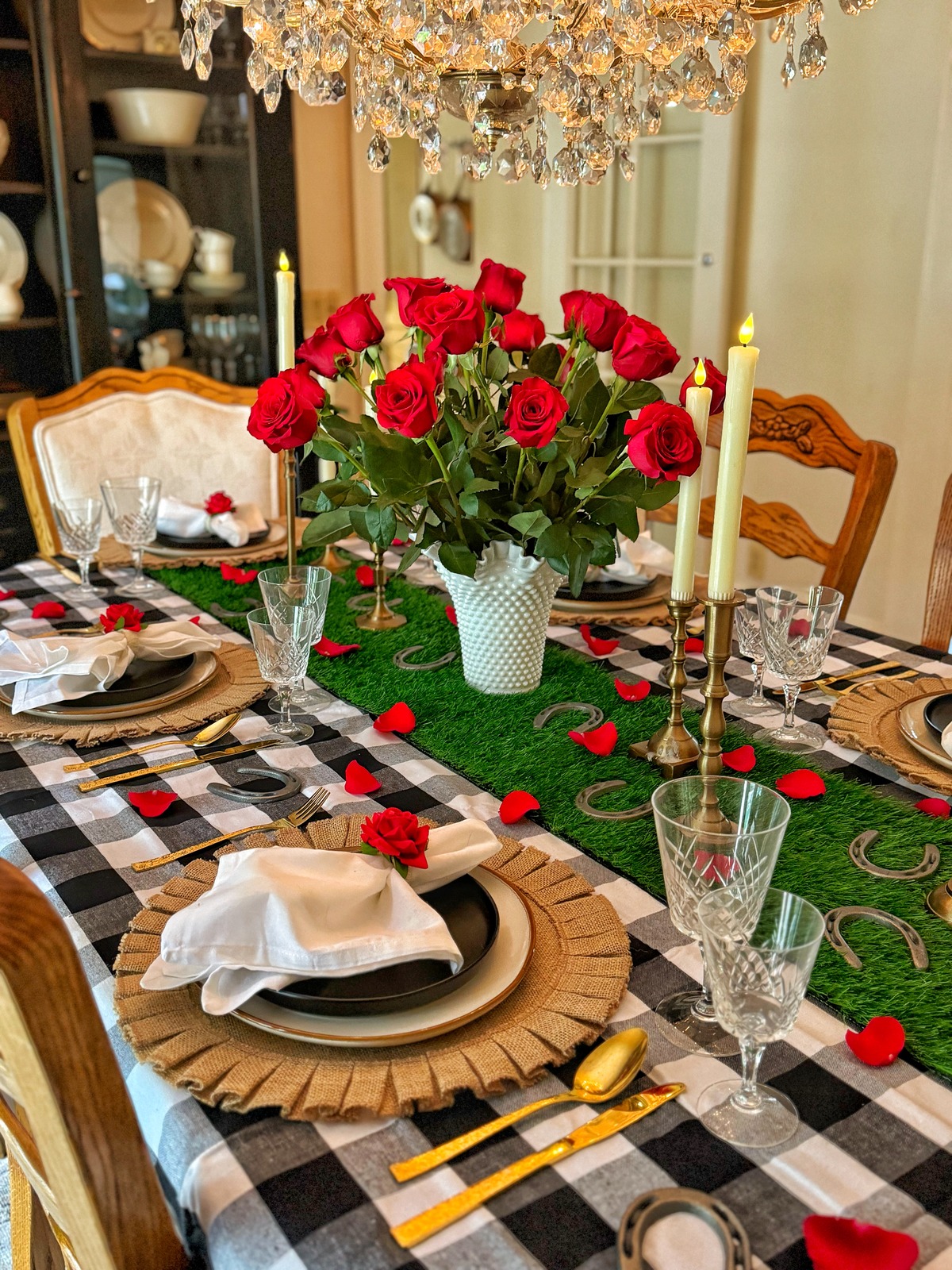 Kentucky Derby Tablescape from Bricks 's Blooms