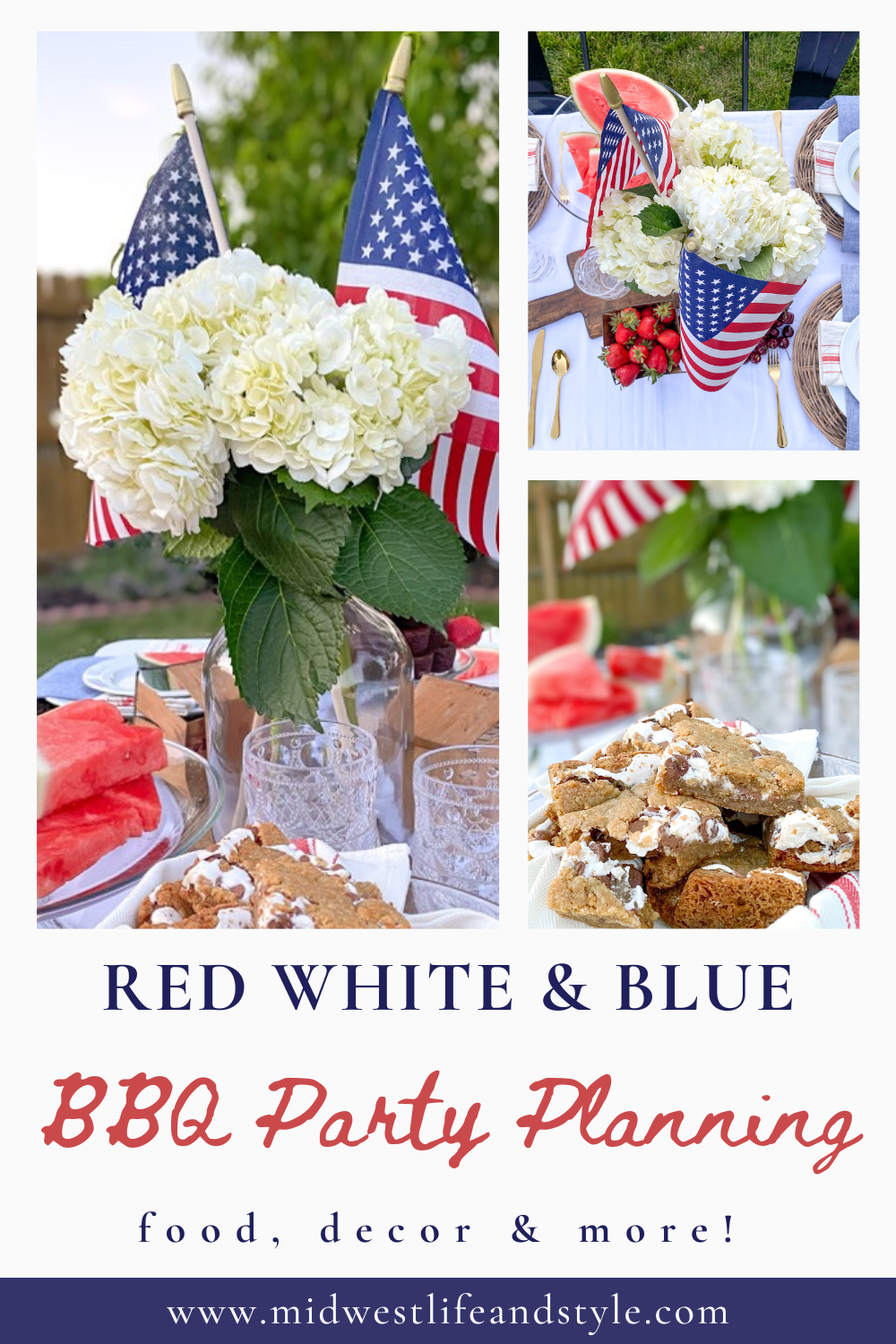 How to Host a Red, White & Blue BBQ Party This Memorial Day