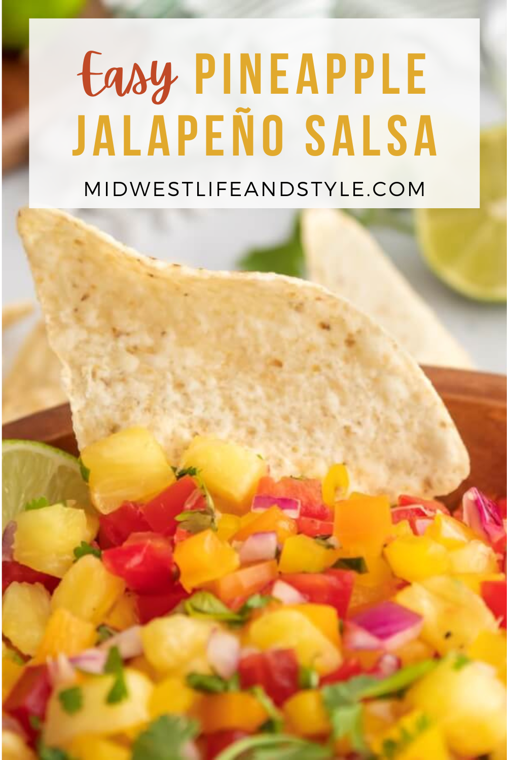 Easy Pineapple Jalapeño Salsa