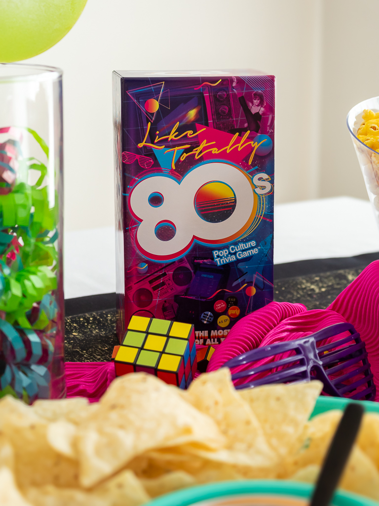 80s trivia card game for game night