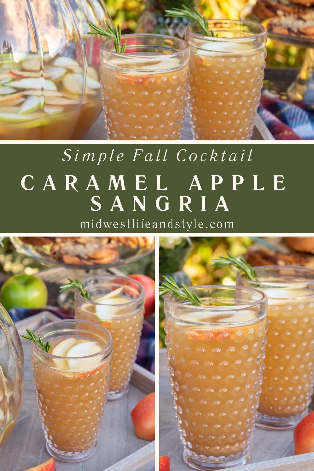 Simple Fall Cocktail: Caramel Apple Sangria