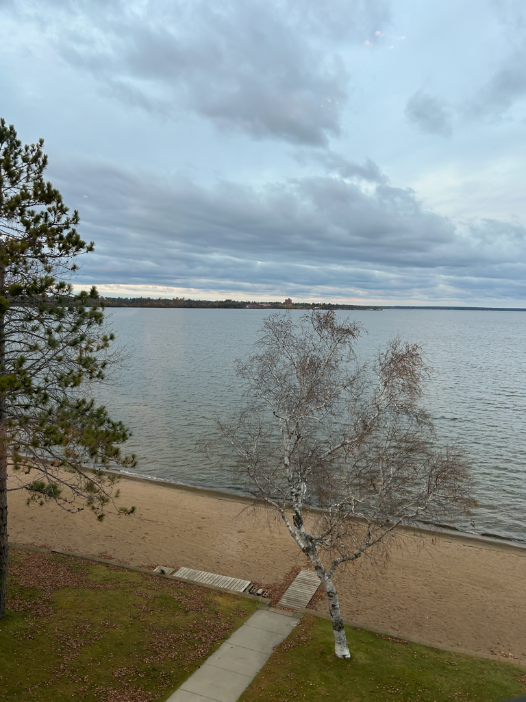 views of Lake Bemidji in Bemidji, Minnesota