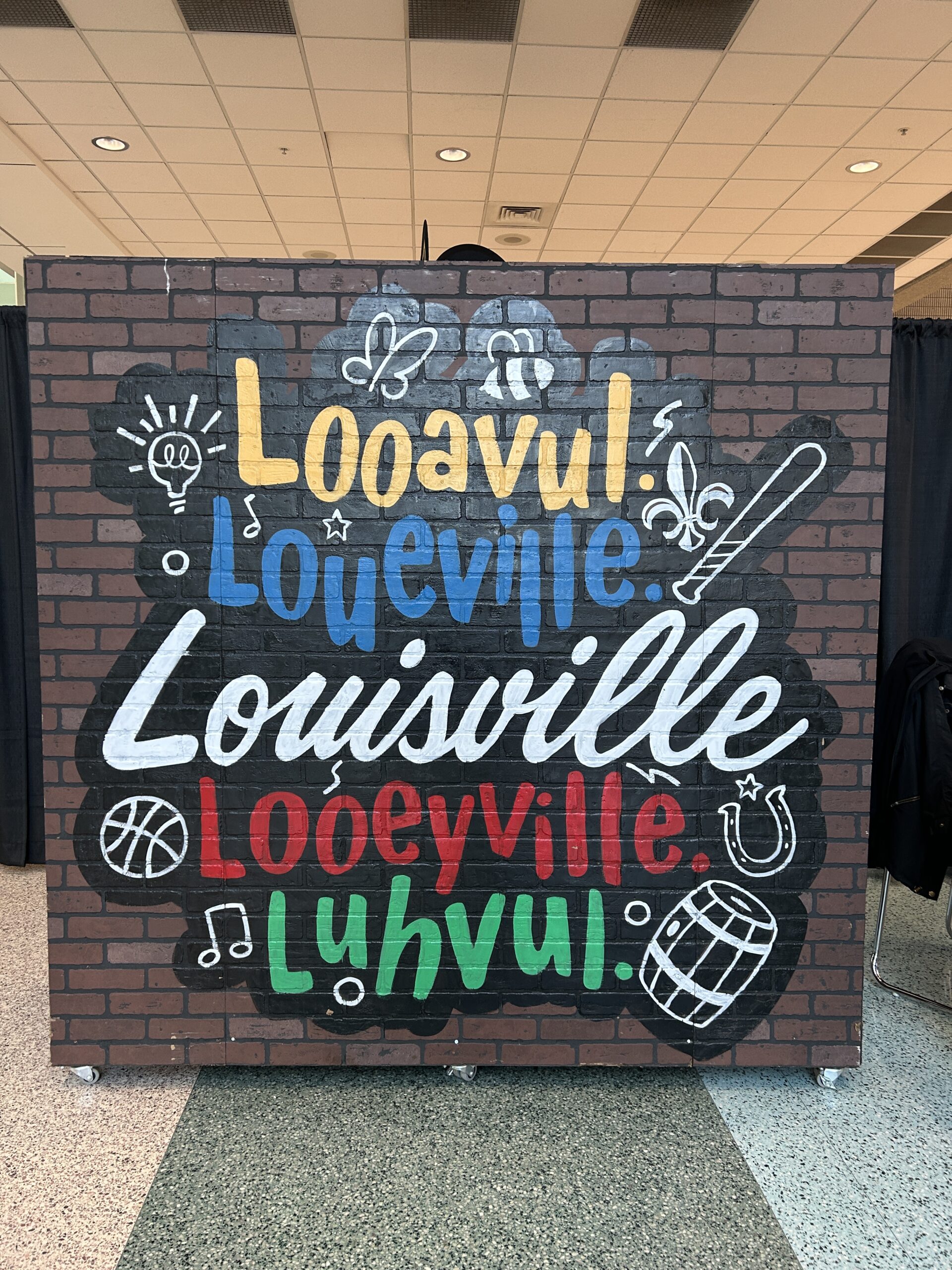 Louisville photo backdrop